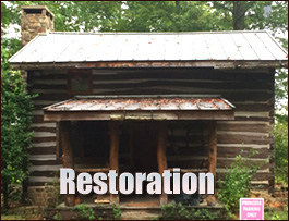 Historic Log Cabin Restoration  Republic, Ohio